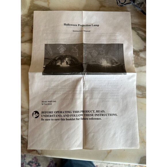 All Hallow's Eve Halloween Shadow Lamp in Original Box - Picture 5 of 7